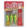 Berkley Scented Flicker Shad Pro 3 Pack Fishing Lure, Firetiger,