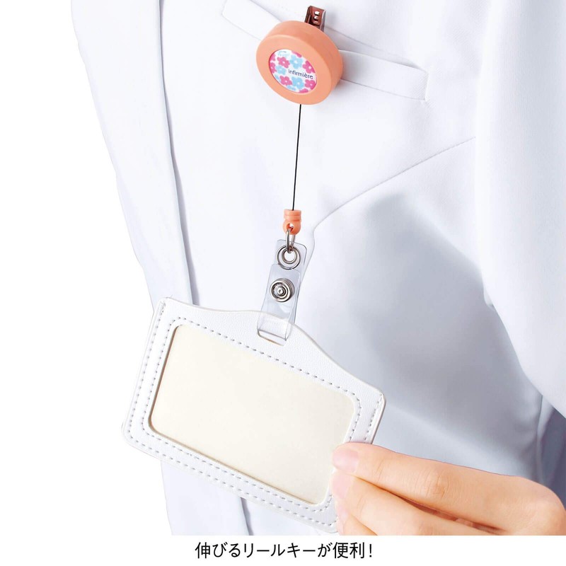 Anfamier Nurse Name Badge Case with Reel Medical Name Holder