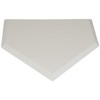 BSN Rubber Home Plate, White, 17 x 17 x 1