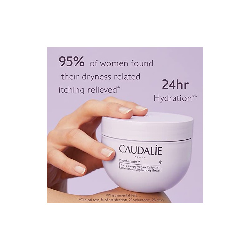 Caudalie Vinotherapist Manteca Corporal Vegana, Regenera, Hidrata y Nutre Piel