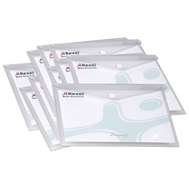 Rexel A5 Clear Ice Popper Wallet (Pack of 50)