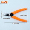 LEONTOOL 5.5 Inch Thin Flat Nose Pliers Duck Billed Pliers