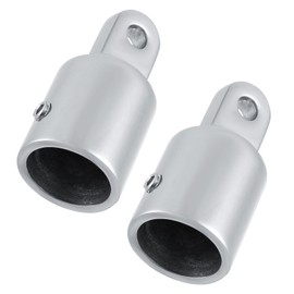 HSEAMALL Bimini Top Eye End Cap Suitable for OD Round Tubes, Stainless Steel Heavy Duty Boot Bimini Top Caps Canopy Fittings for Marine Hardware (22 mm - 2 Pieces)