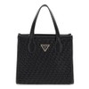 GUESS Silvana 2 Comp Mini Tote Bag for Women, Black,