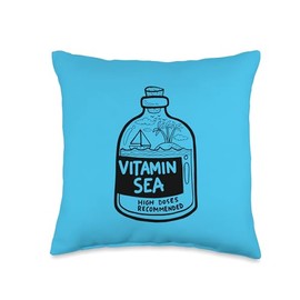 Vitamin Sea - High Doses Recommended Throw Pillow