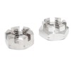 Crown Nuts M6 Pack of 20 Low Shape DIN 937