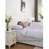 bienDo Fitted Sheet 140 x 200 cm, White, Bamboo, Ideal