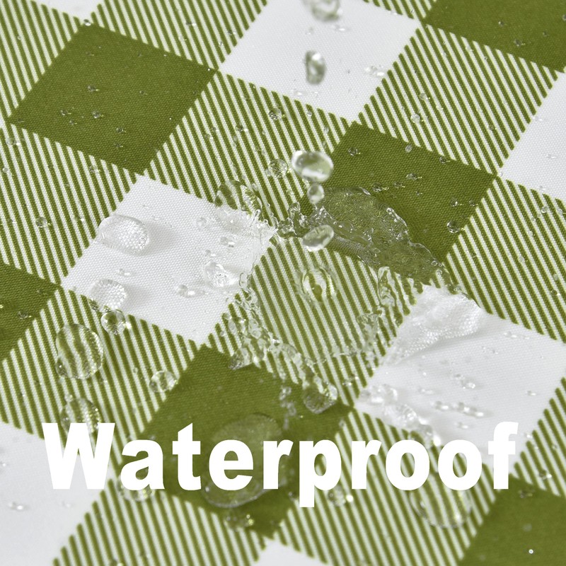 Essifunia Fringe Checkered Tablecloth with Tassel 52x70 Inch Rectangular -