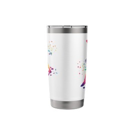 Unicyclist Unicycling Unicycler Colorsplash Unicycle Stainless Steel Insulated Tumbler