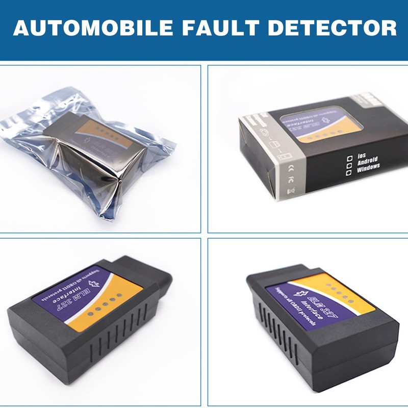 Bluetooth OBD2 Scanner for Cars - Wireless OBDII Diagnostic Tool
