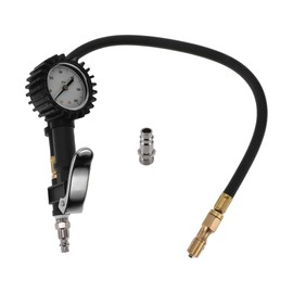 HEROFFIX 1Set Universal Tire Pressure Gauge Gear Sleeve 0-60PSI GHI01-A35-60PSI Air Pressure Meter for Cars