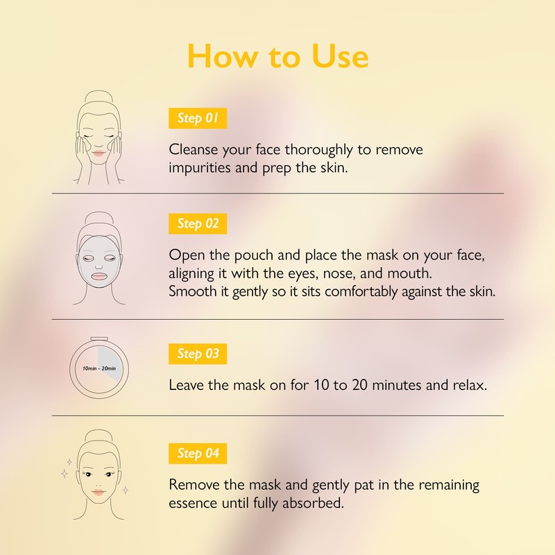 Genabelle [Genabelle]Glutathione Brightening Ampoule Mask 25ml (5ea)