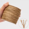 jijAcraft 3MM Jute Twine String,100M Durable Jute Twine Rope Cord