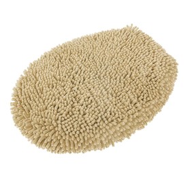 MAYSHINE Seat Cloud Bath Washable Extra-Soft Plush Shaggy Thick Microfiber Standard Toilet Lid Covers for Bathroom Washroom -Beige