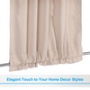 PATIKIL Blackout Door Curtain, 25 Inch W x 72 Inch
