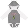inktastic Dill-Lightful Pickle Long Sleeve Creeper 12 Months Granite &