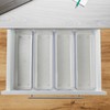 Acrimet Drawer Organizer Modular, Box Tray Storage Bins for Office,