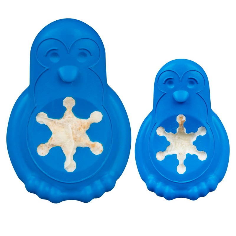 PetSafe Freezable Treat Holding Chilly Penguin - Durable, Vanilla-Scented, Rubber,