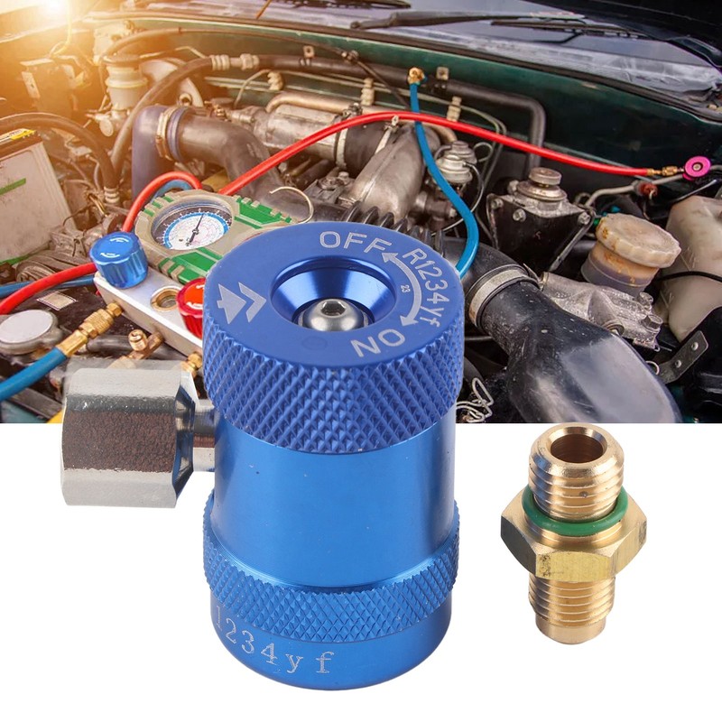 Car A/C Quick Adapter Low Pressure Fluoride Liquid Filling Couplers