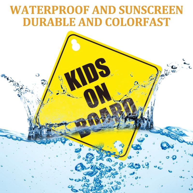 2PCS Baby on Board Sign for Car, 12.5cm, 2PCS Baby