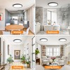 slochi 1Pack LED Flush Mount Ceiling Light Fixture, 12 Inch