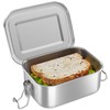 WELLGRO Stainless Steel Square Containers - 550 ml 850 ml