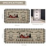Farmhouse Kitchen Rugs Set of 2 Non-Slip Farm Kitchen Mats