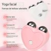 Microcorriente Lifting Antiarrugas Y Adelgazamiento Y Gel Rosa