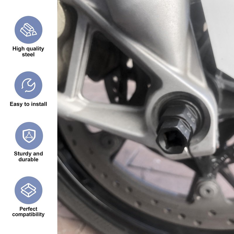 Arwrilt Hex Axle Tool for Motorcycle Front Rear Wheel, 45#