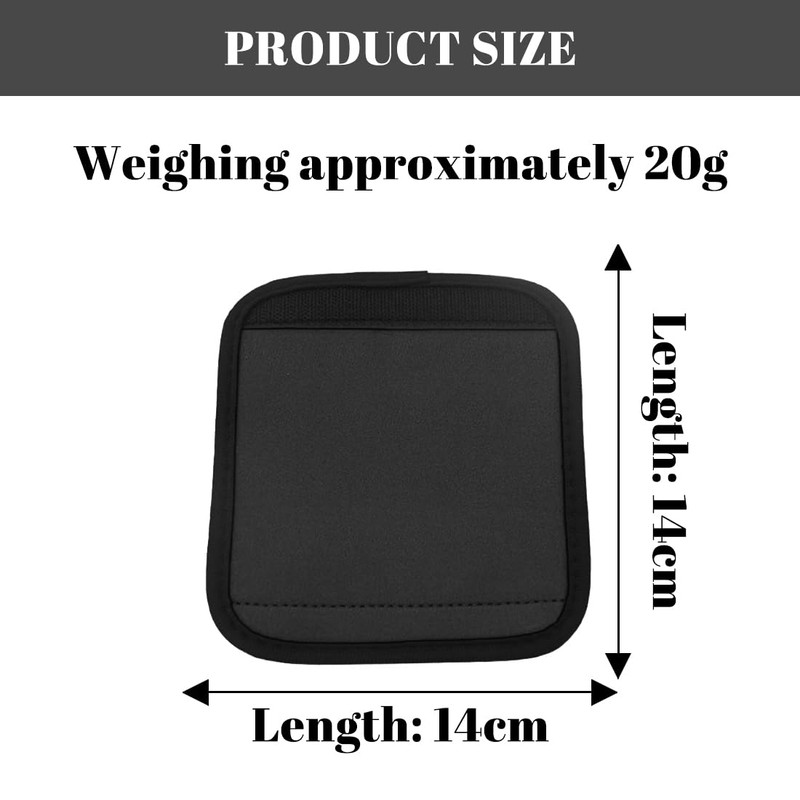 DIFLAX Pack of 2 Neoprene Luggage Handle Cover, Suitcase Handle