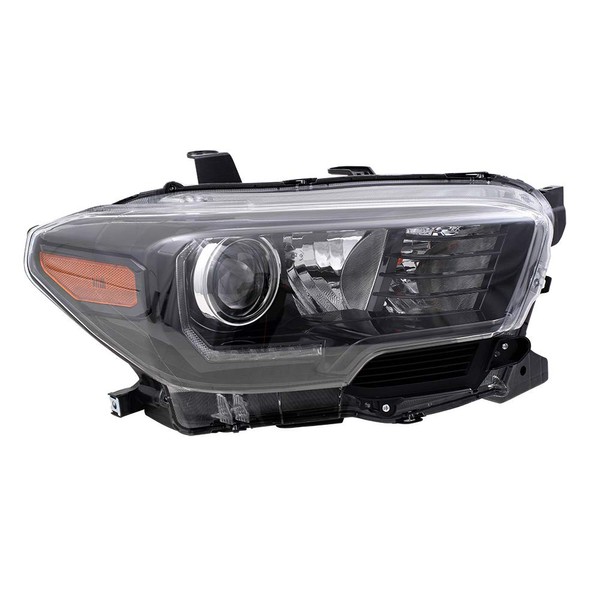 Brock Aftermarket Replacement Passenger Right Halogen Combination Headlight Assembly With