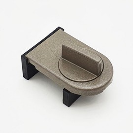 Brown Window Safety Lock for Opening Prevention Sash Lock
