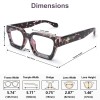 VISOONE Blue Light Blocking Glasses Stylish Rectangle Durable Frame Uv400