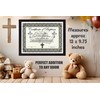 Certificate of Baptism - Custom with Any Name - Frame