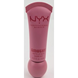 NYX Smushy Matte Lip Balm In Swipe Sesh - Light Dusty Rose 8ml Full Size 