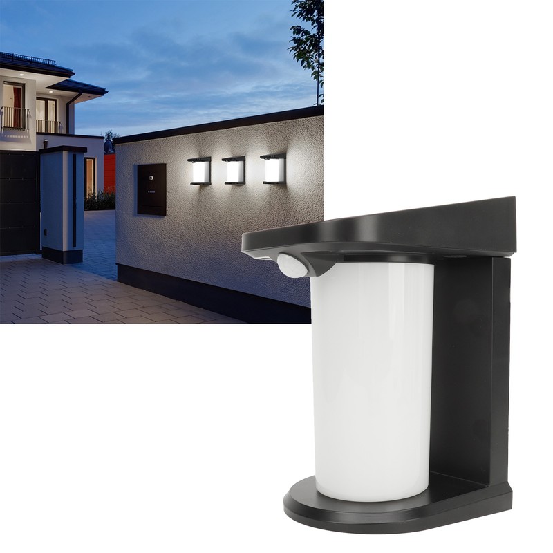 Solar Outdoor Wall Light Waterproof Motion Sensor Simple Appearance Solar