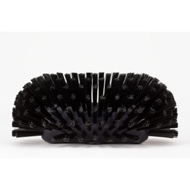 SPARTA Tank and Kettle Scrub Brush Heavy-Duty Tile Brush, Color-Coded and Handle Compatible (Sold Separately) for Optimal Access In Spacious Containers, Plastic, 5.5 X 9.5 Inches, Black