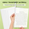 A4 Report Covers with Sliding Bar, 10 PCS Clear Report