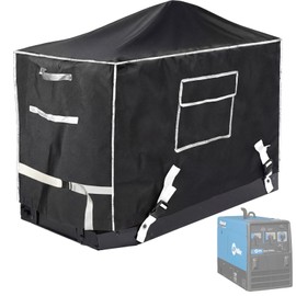 Heavy-Duty Welder Generator Cover with Upgraded Exhaust Pipe Protector– Fits for Miller Bobcat 225/250/260 & Trailblazer 275/325 Gas/LP Models, 41"D×21"W×30"H All-Weather Protection