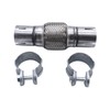 TAKPART Universal Flex Pipe Repair Pipe Trouser Pipe Exhaust +