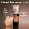 E.L.F. te.l.f. Soft Glam Foundation, Medium Coverage, Long-Lasting & Buildable...