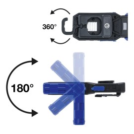 Lampara Para Mecanico | Iman Y Gancho | Plegable | Bgs 70051