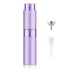 LISAPACK 8ML Atomizer Perfume Spray Bottle for Travel, Empty Refillable