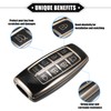 VekAuto Key Fob Cover Compatible for Hyundai, 8 Buttons Soft