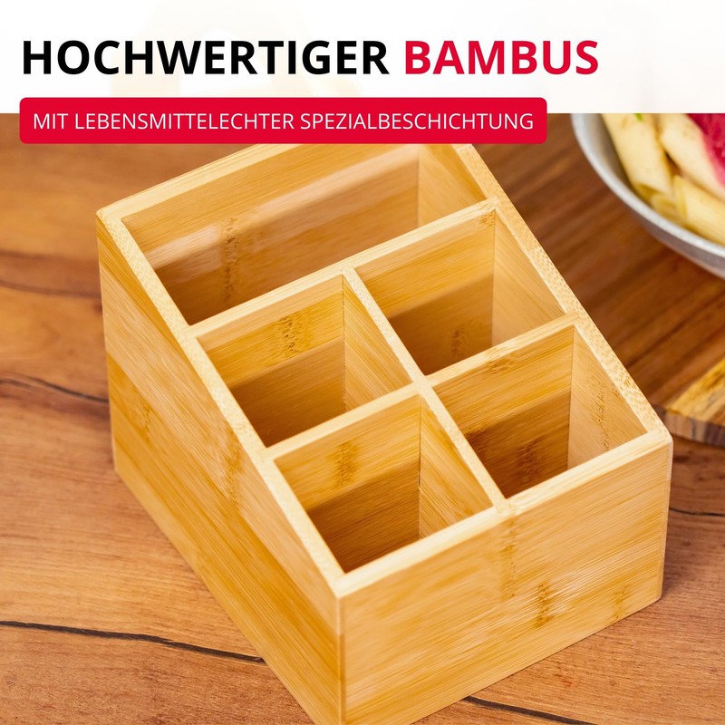 Westmark 4 Compartment Kitchen Organiser with Carry Handle