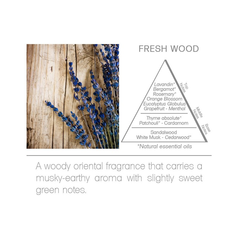 Acqua Aroma Fresh Wood Reed Diffuser 3.4 FL OZ (100ml)