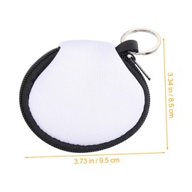 PACKOVE 4pcs Neoprene Headphone and Mask Storage Bag Organizer for Travel Gym Outdoor Activities Versatile and Practical Mask Case Keeper