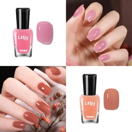 Glitter Nail Polish Sets - 6 Colors, Long Lasting & Quick Dry, No UV Lamp - Perfect For Women's Nail Art DIY Home Salon