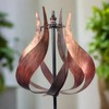 Teamson Home Tulip Kinetic Metal Weather Resistant 360 Degrees Swivel