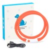 BSEEN Silicone LED Dog Collar - USB Rechargeable Light Up